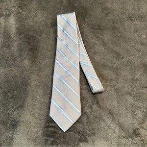 Brooks Brothers Men's Pure Silk Tie ~ "346" ~ Blue ~‎ Striped ~ Made in the USA!